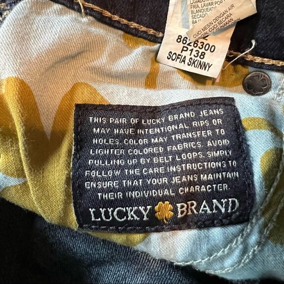 Lucky brand Sofia dark wash skinny jeans - Picture 8 of 12